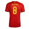 Belgia Youri Tielemans #8 Hjemmedrakt VM 2026 Kortermet